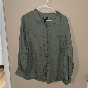 Lands' End Womens Green Jacket